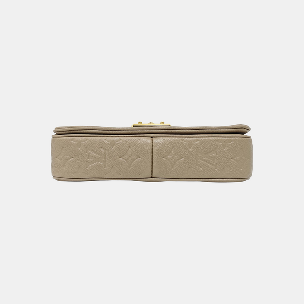 MARCEAU Monogram Calfskin Gray
