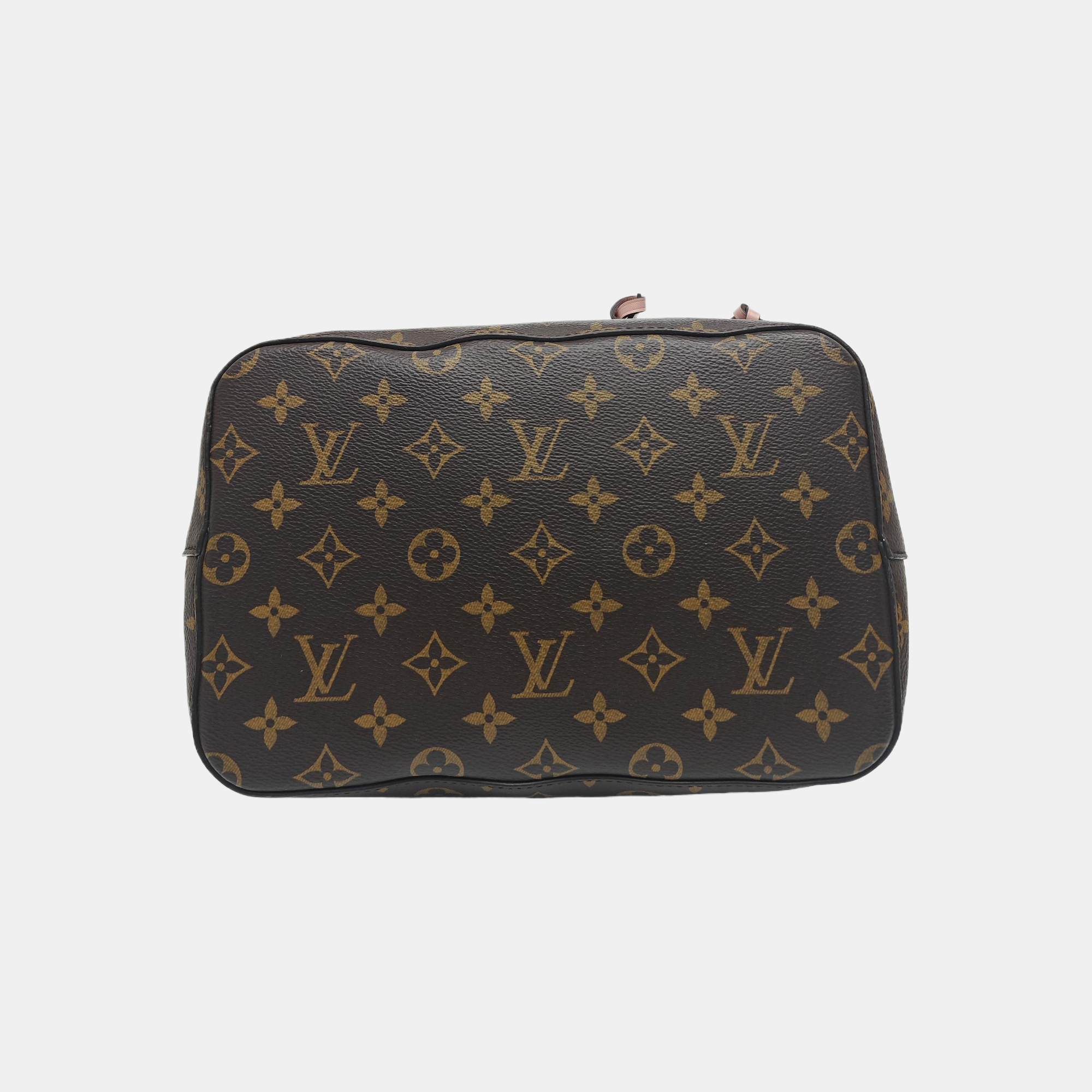 NÉONOÉ MM Monogram Coated Canvas Brown