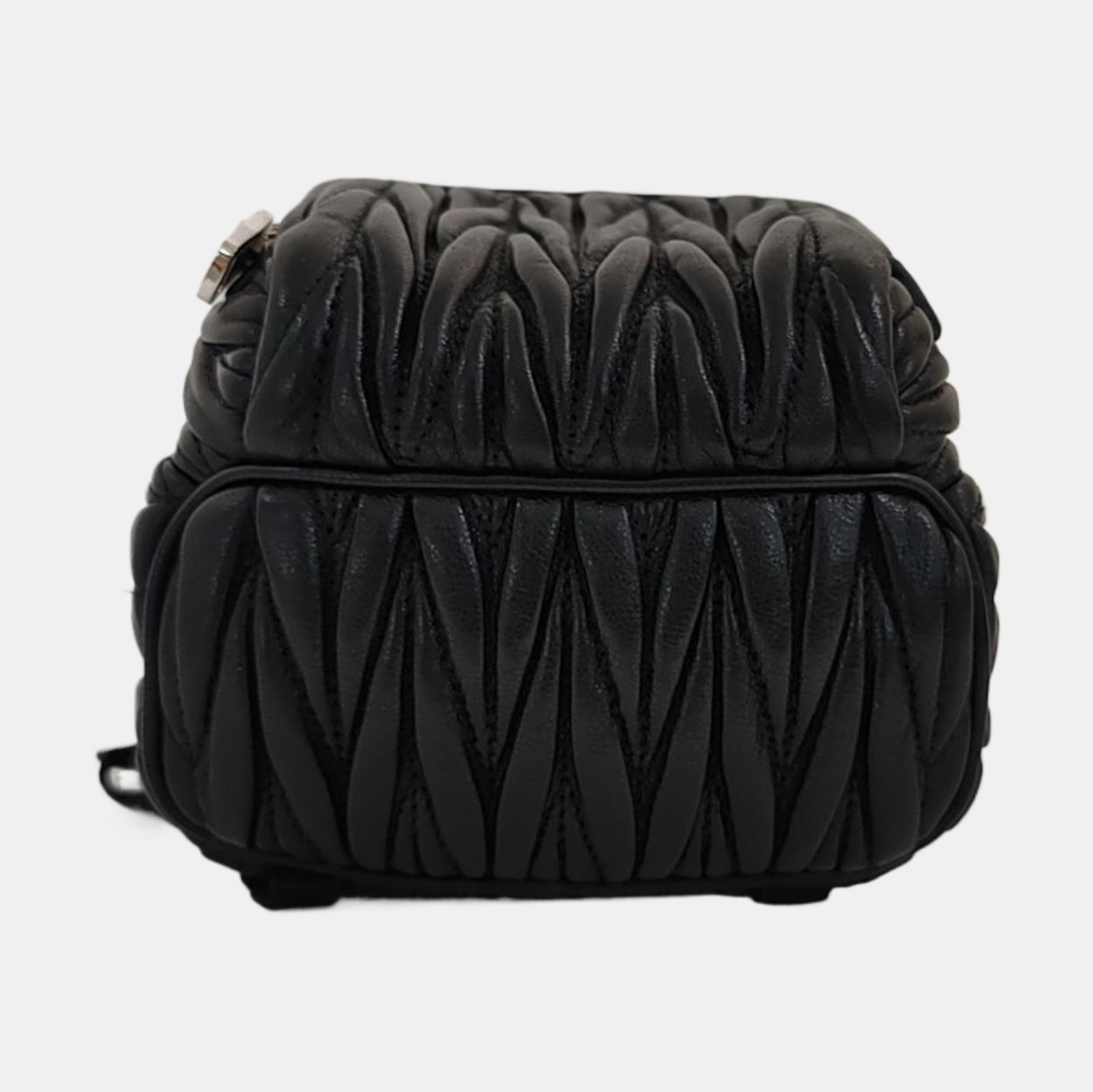 Matelassé Super Mini Lambskin Black