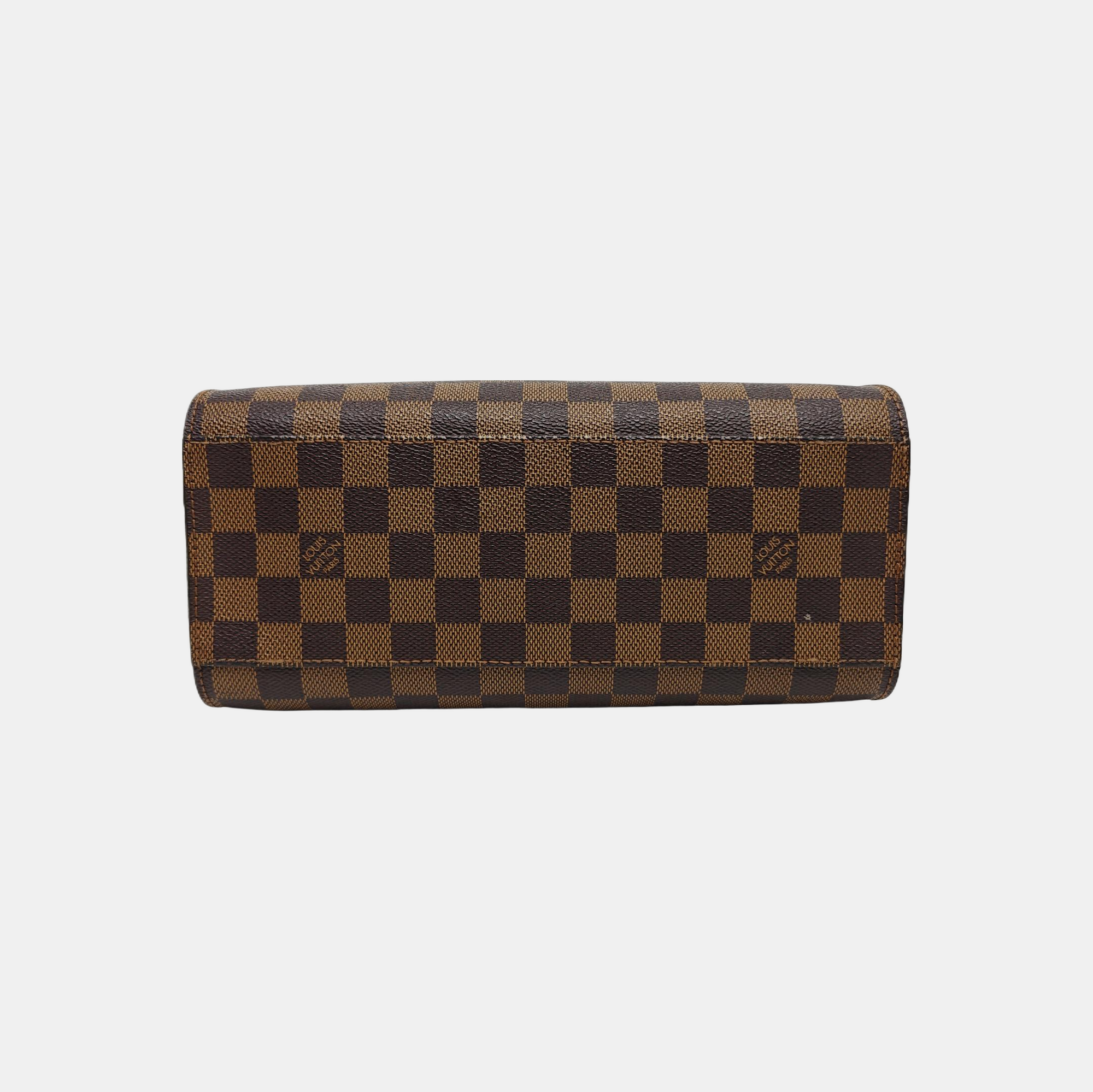 TRIANA Damier Ebene Coated Canvas Brown