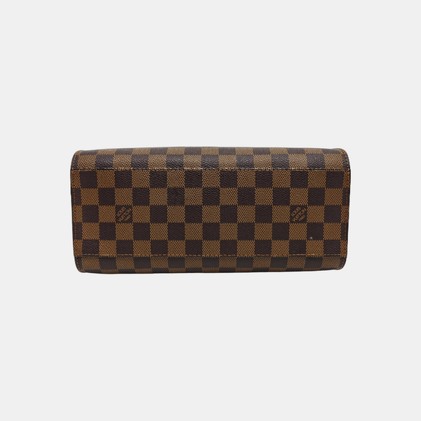 TRIANA Damier Ebene Coated Canvas Brown