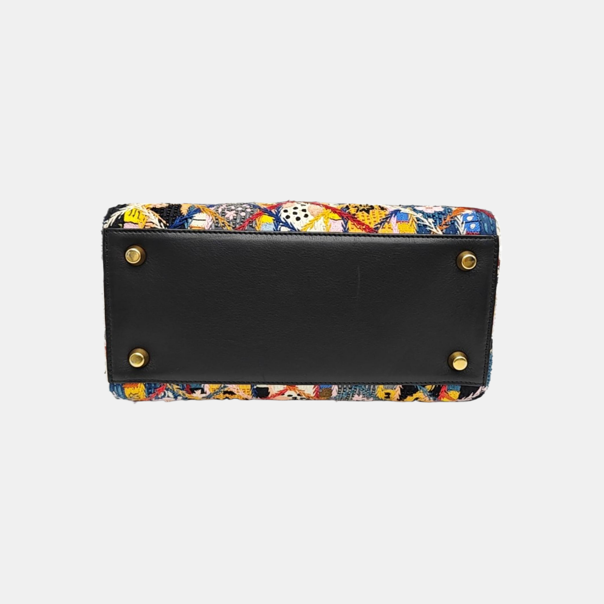 Cannage Fabric Tote Bag Multicolor