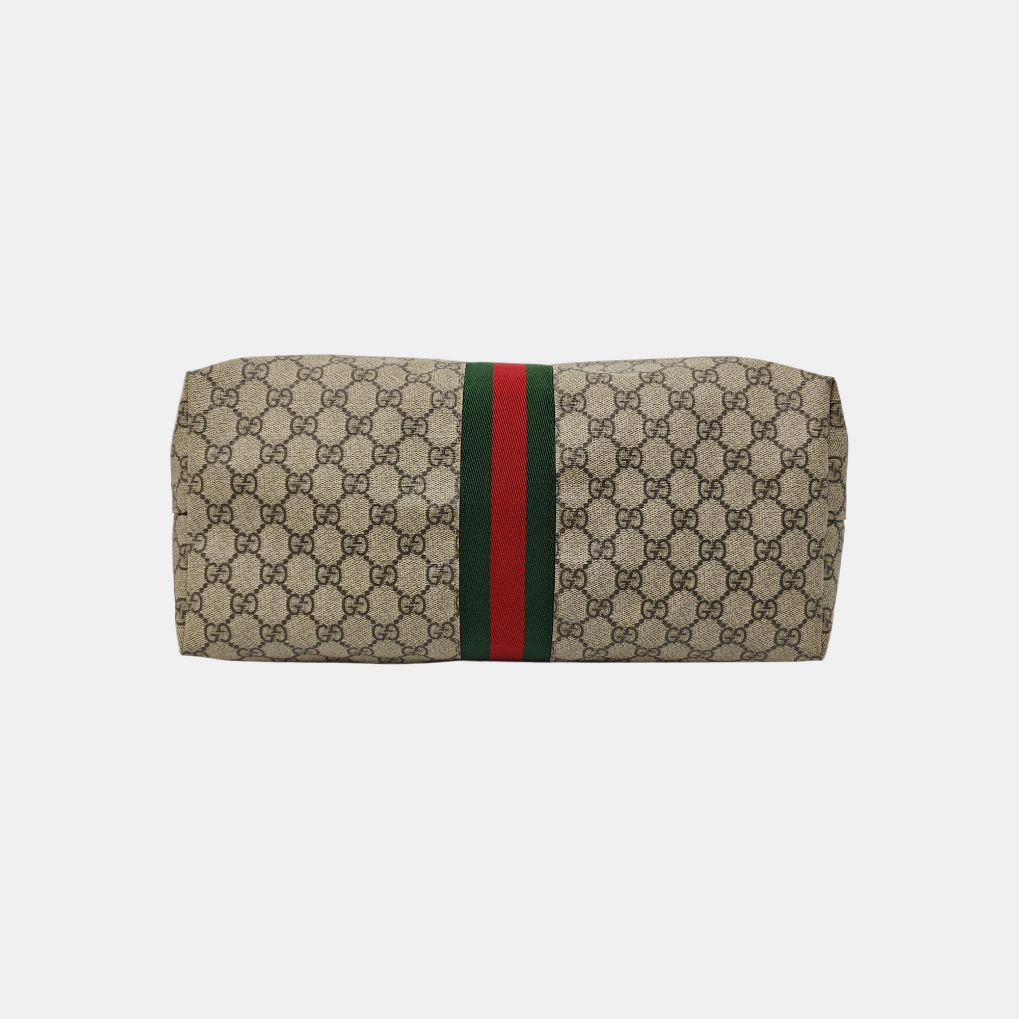 Monogram Coated Canvas Tote Bag Brown