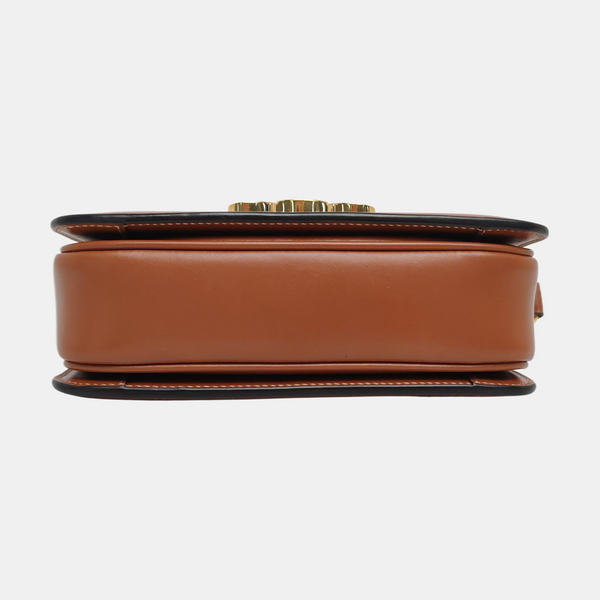 TRIOMPHE Small Coated Canvas Brown