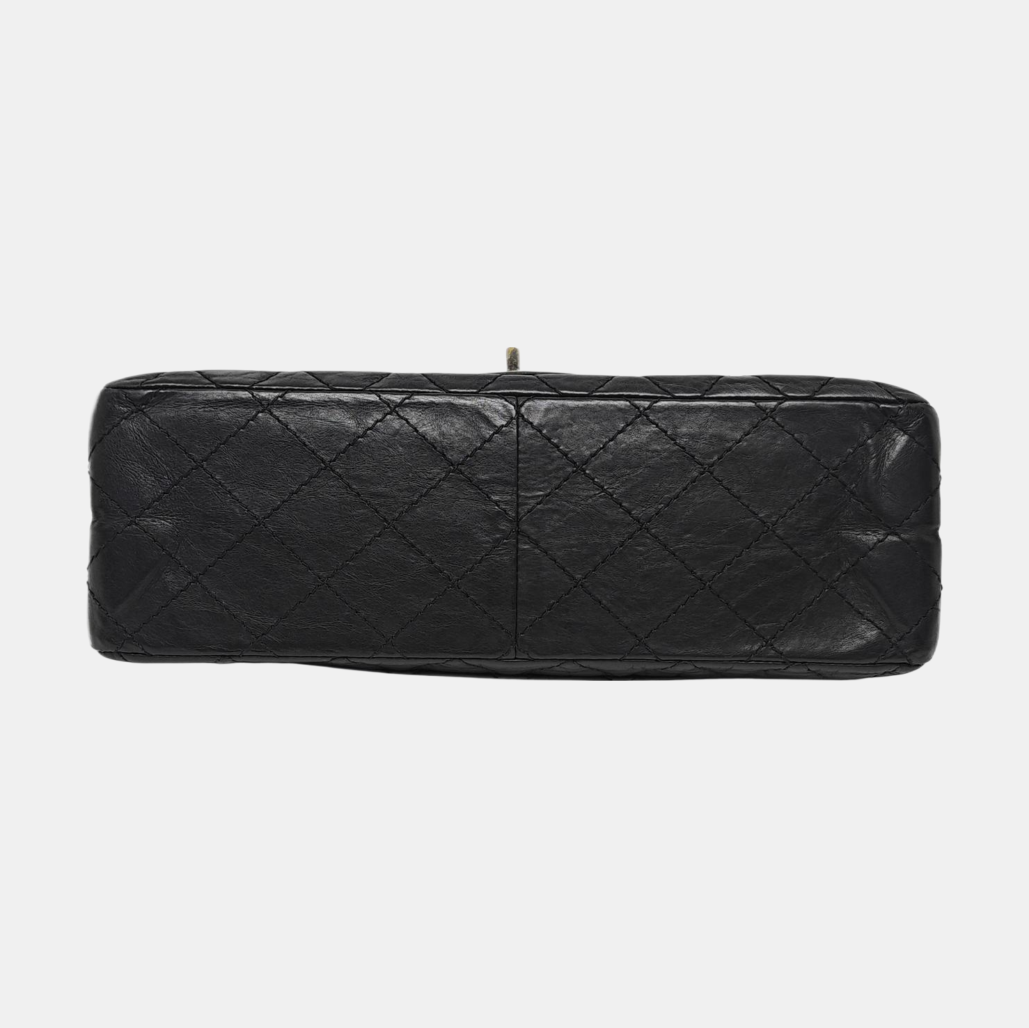 Authenticated pre-owned  2.55 227 (jumbo) Quilted Vintage Calf Black - Shoulder Bag at Looply