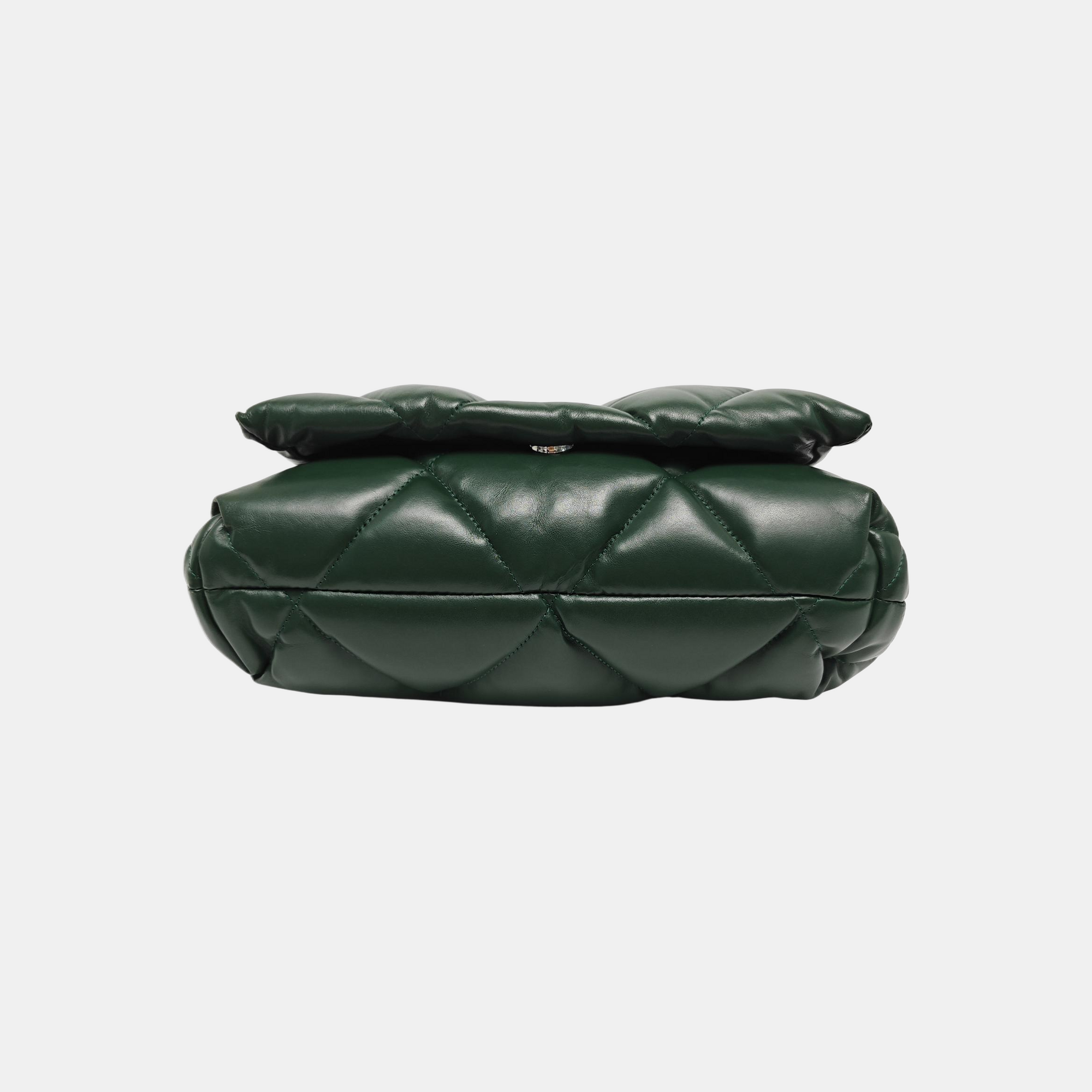 B. Quilted Calfskin Green