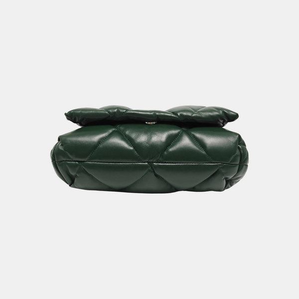 B. Quilted Calfskin Green