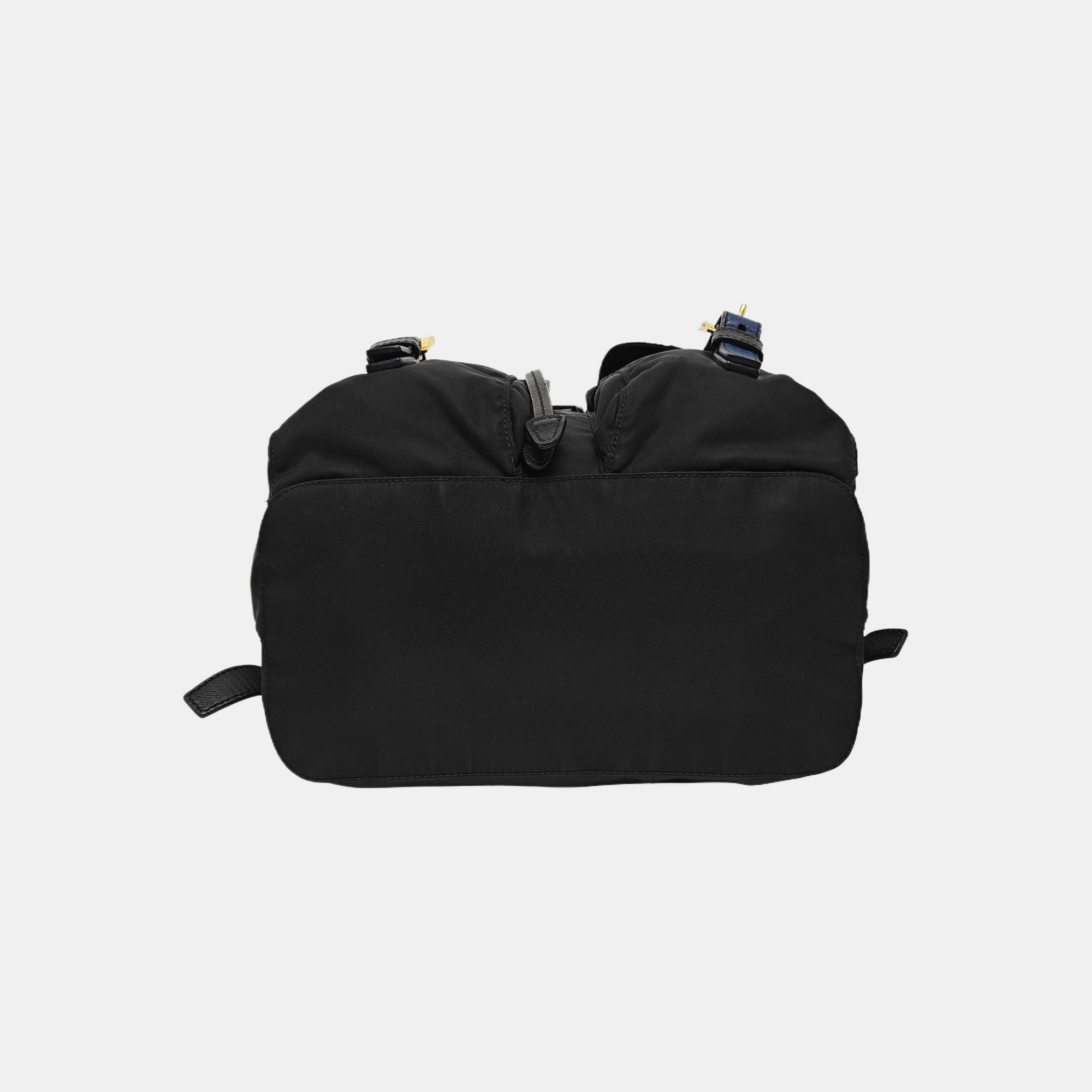 Nylon Backpack Black