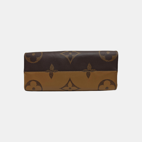 ONTHEGO MM Monogram Coated Canvas Brown