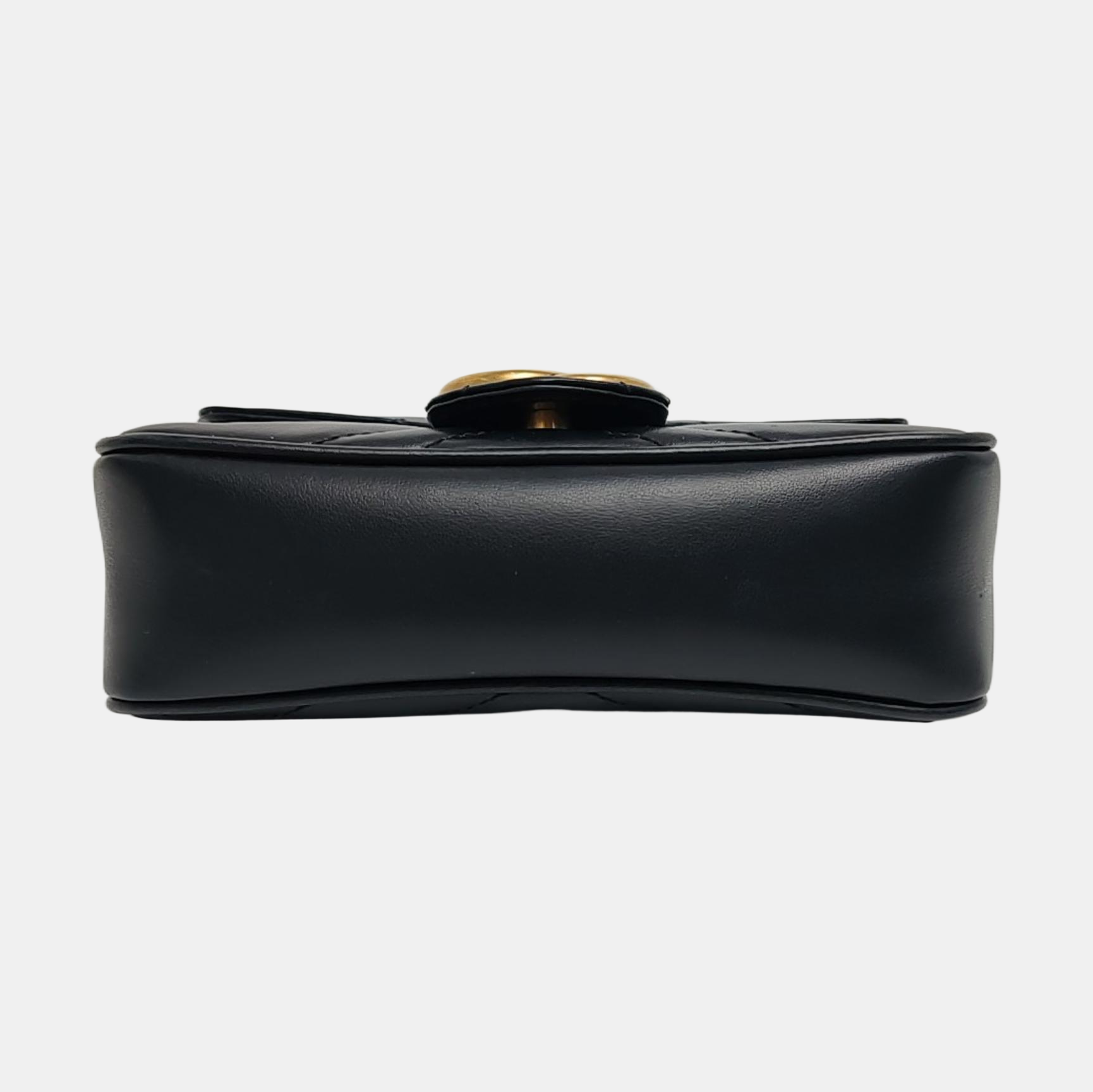 GG Marmont Mini Quilted Calfskin Black