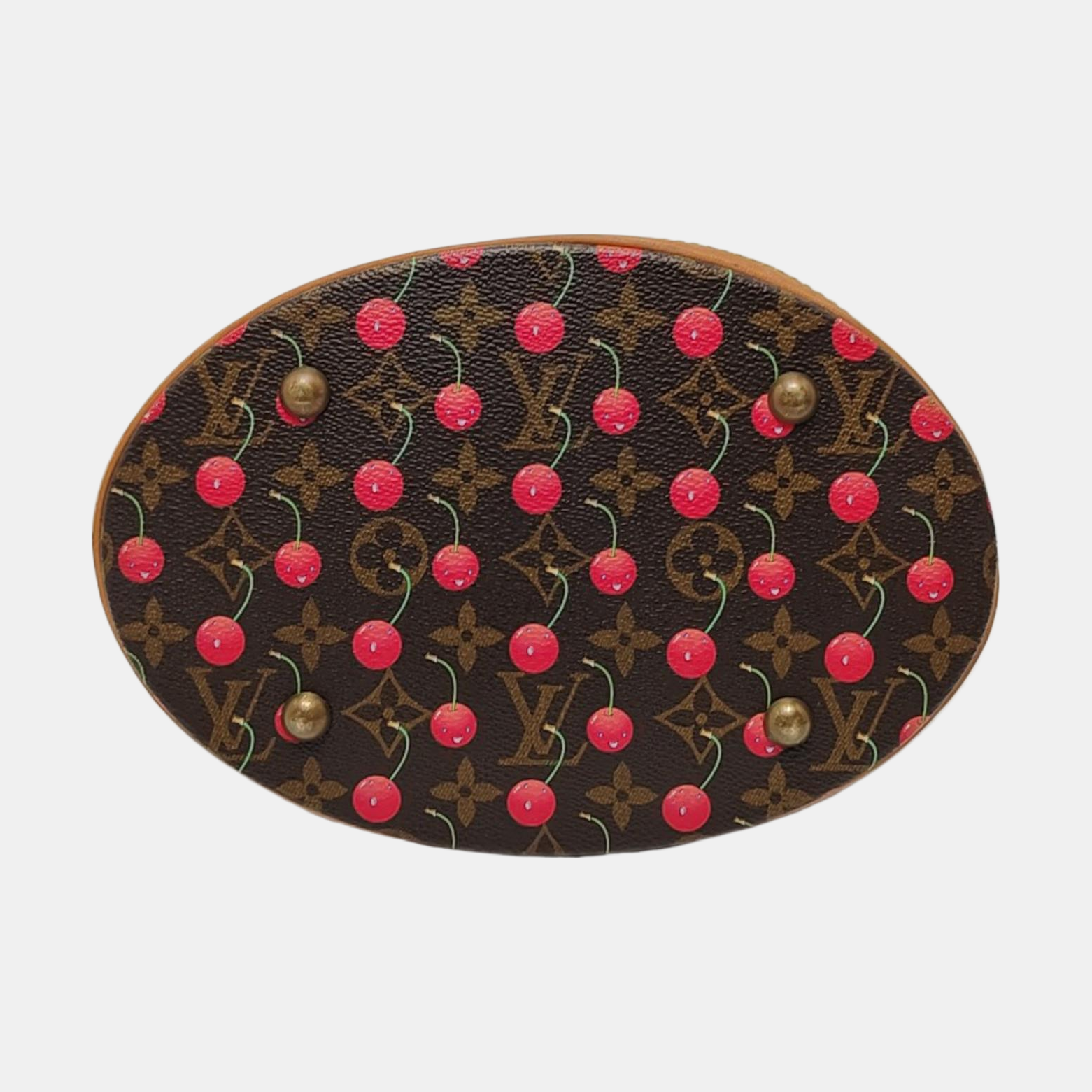BUCKET PM Monogram Coated Canvas Brown