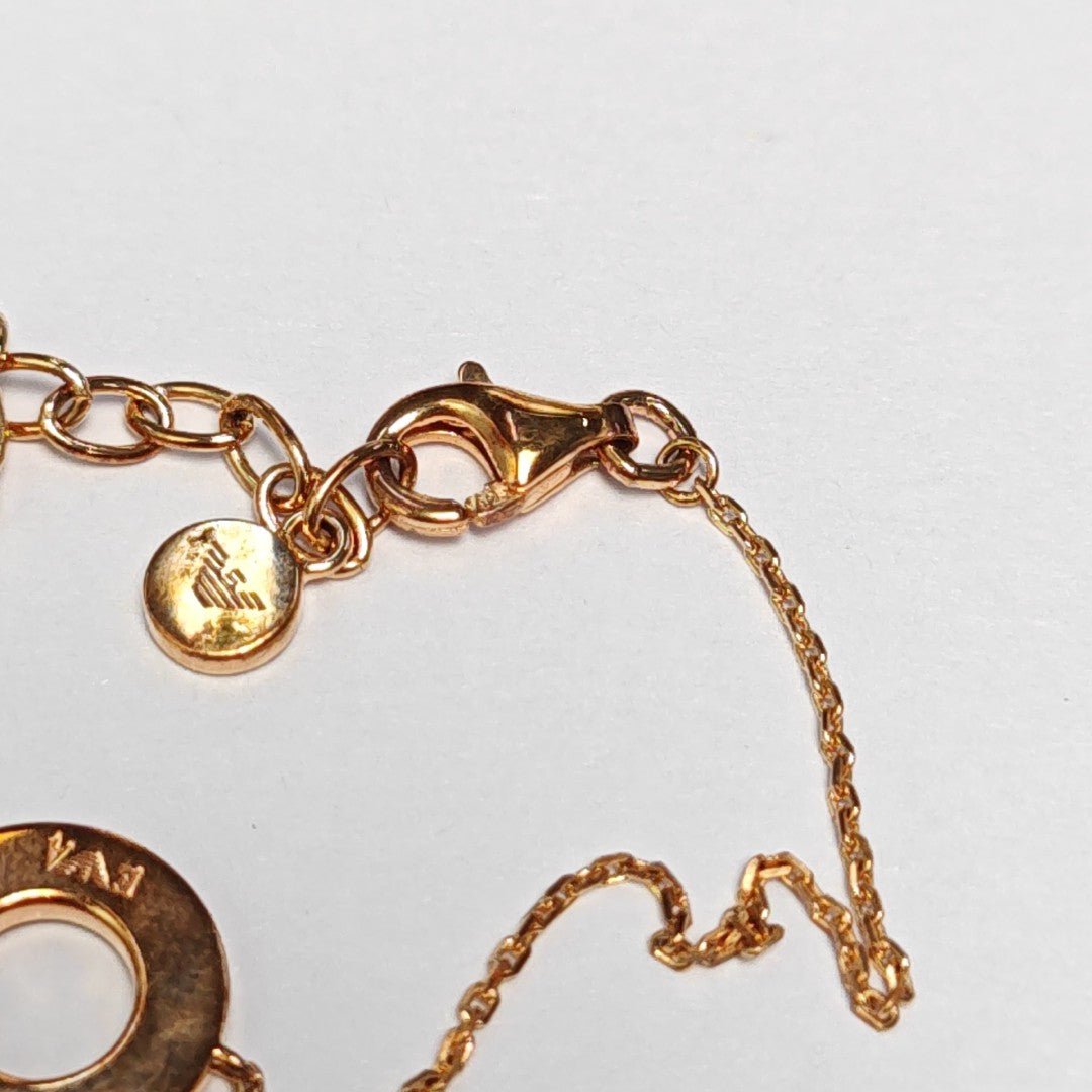 925 Sterling Silver Rose Gold Bracelet