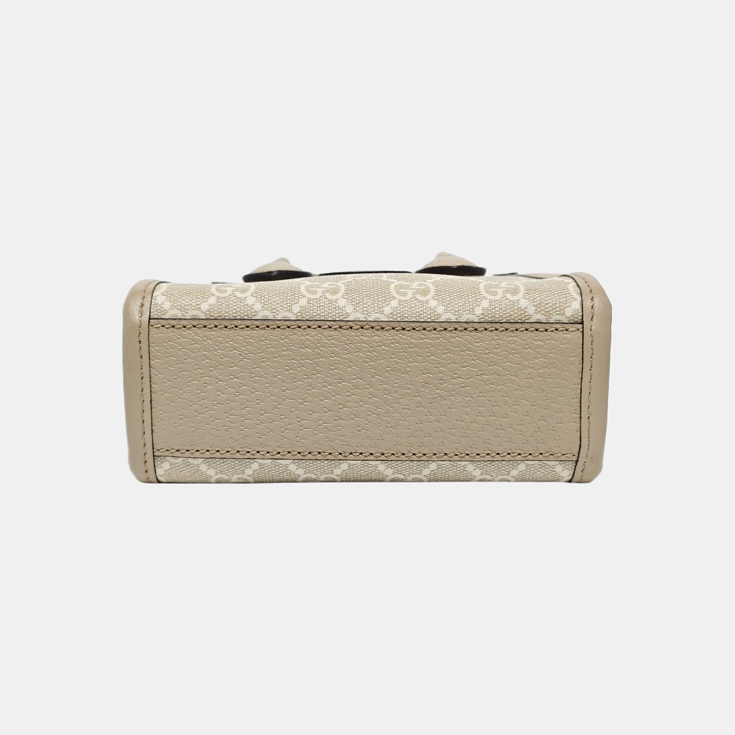 Retro Mini Monogram Coated Canvas Beige