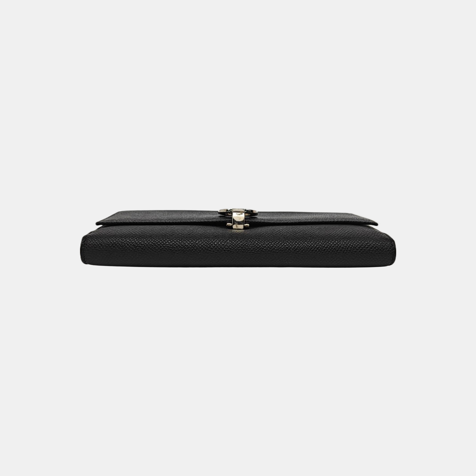 BVLGARI Calfskin Black Wallet