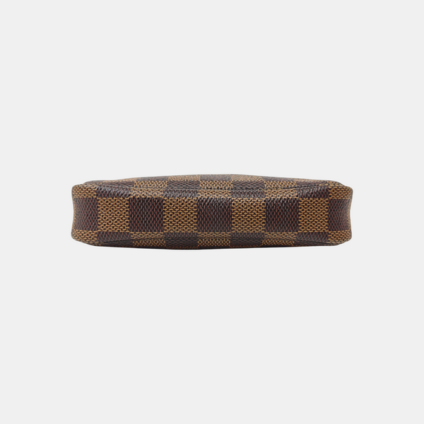 ACCESSOIRES Mini Damier Ebene Coated Canvas Brown