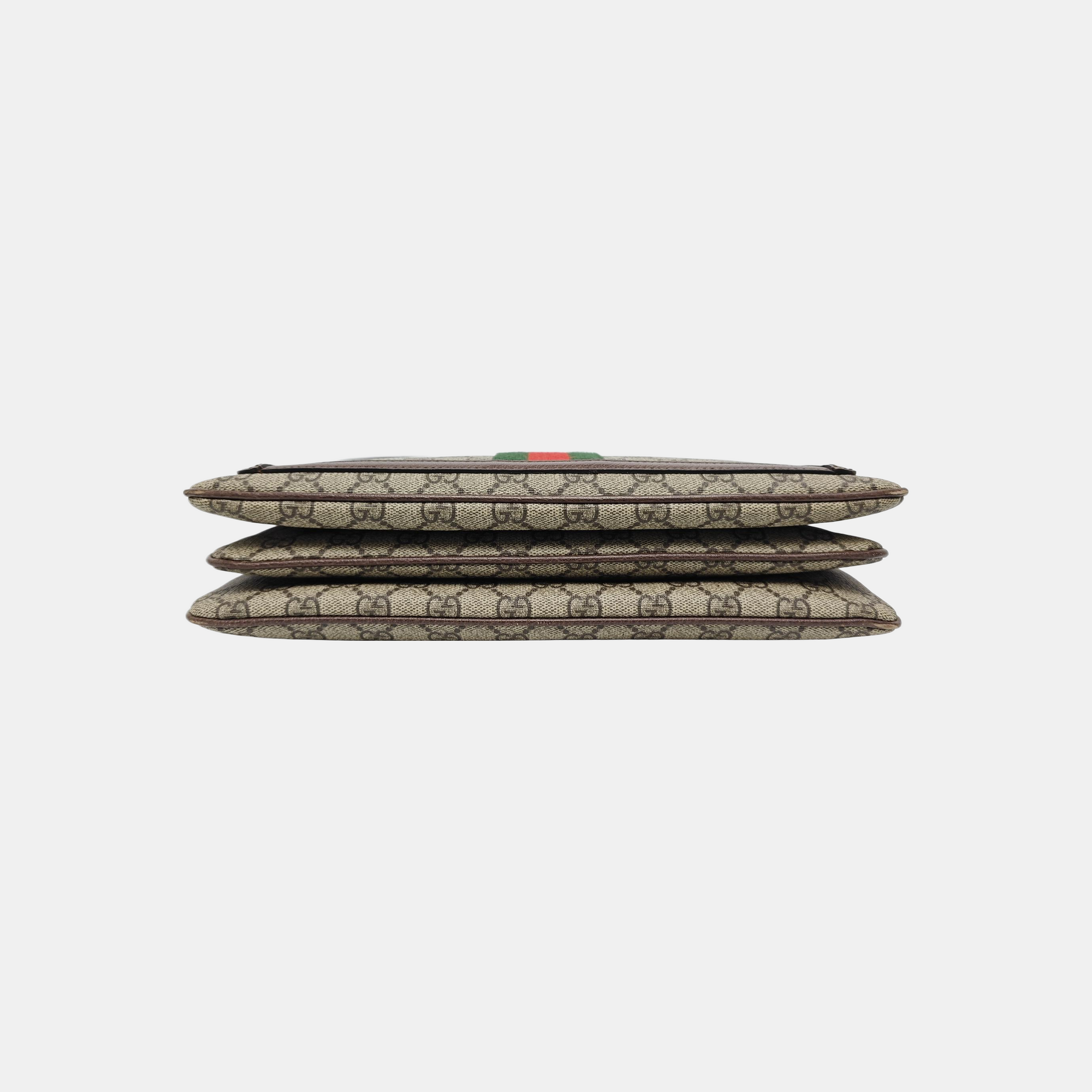 Ophidia Medium Monogram Coated Canvas Beige