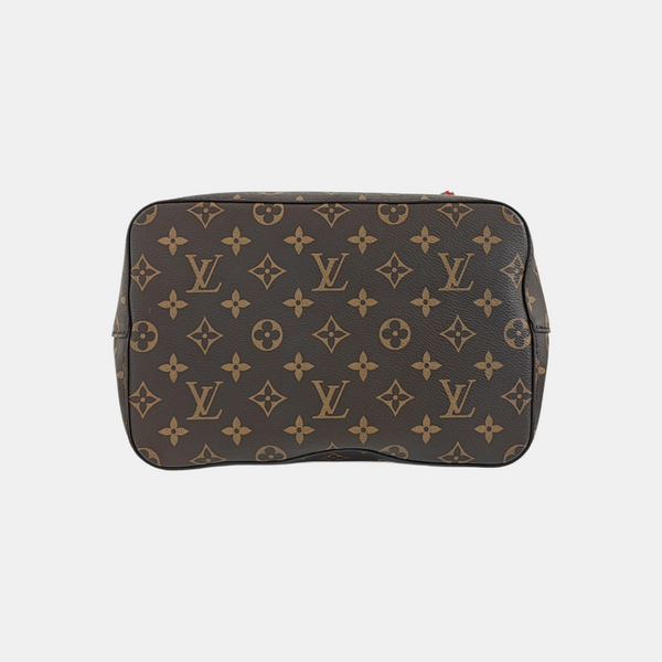 NÉONOÉ MM Monogram Coated Canvas Brown