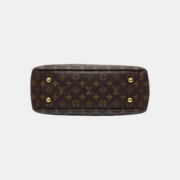 PALLAS MM Monogram Coated Canvas Brown