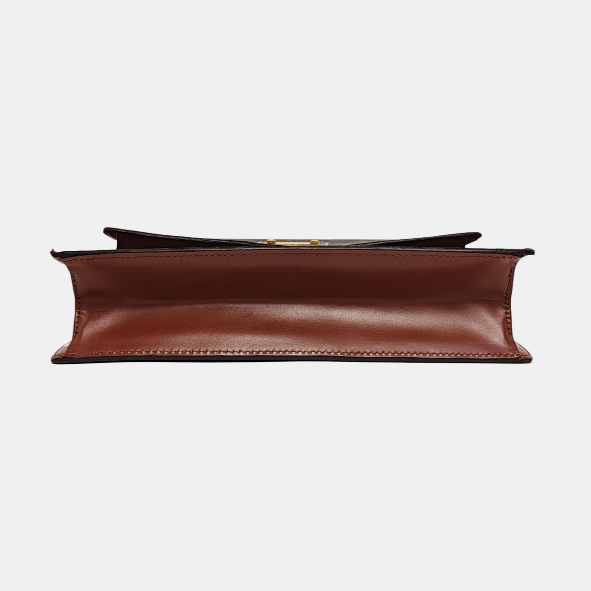 MONCEAU Monogram Coated Canvas Brown