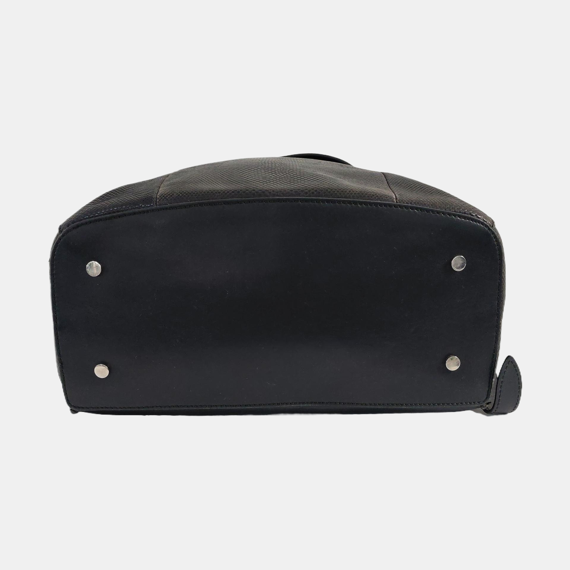 Phileas Calfskin Black