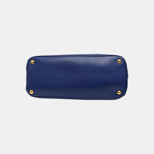 Galleria Extra Large Saffiano Calfskin Blue