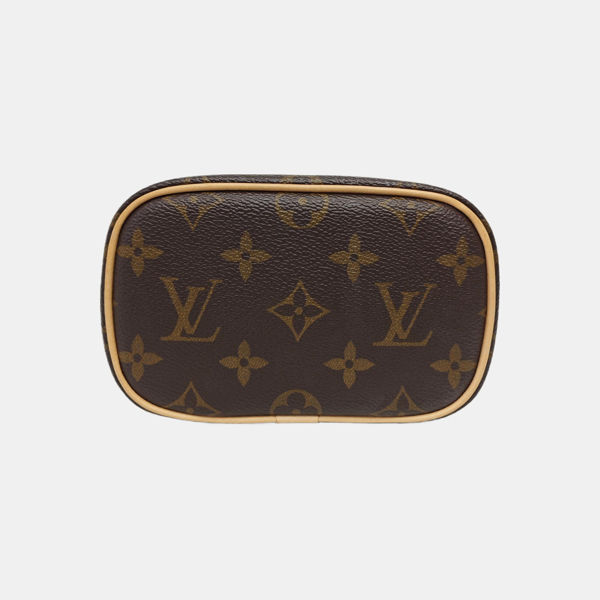 NICE Super Mini Monogram Coated Canvas Brown