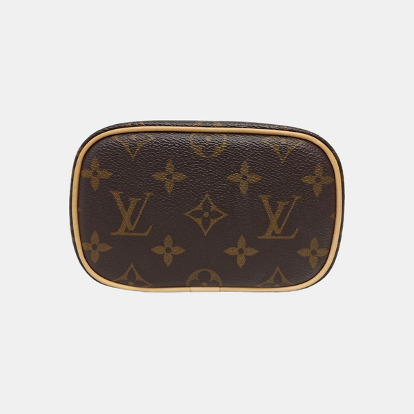NICE Super Mini Monogram Coated Canvas Brown