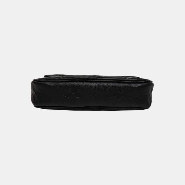 IVY Monogram Calfskin Black