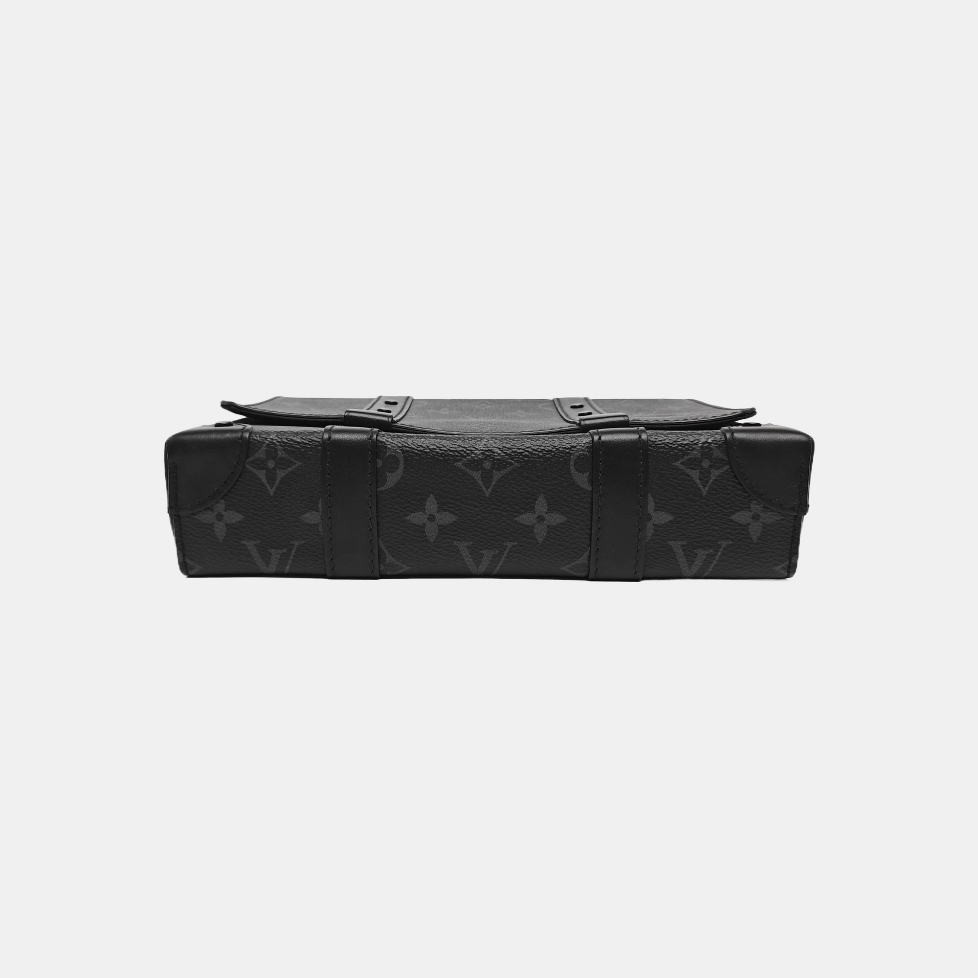 TRUNK PM Monogram Coated Canvas Black