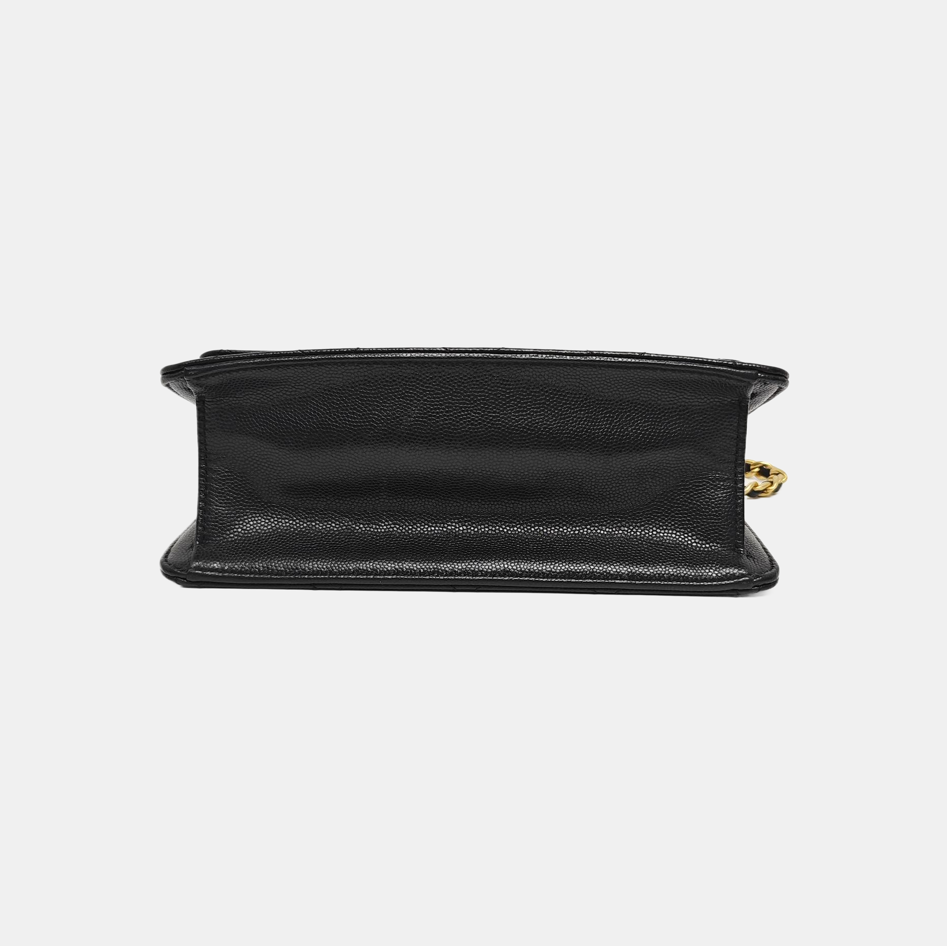 Quilted Grained Calfskin Black