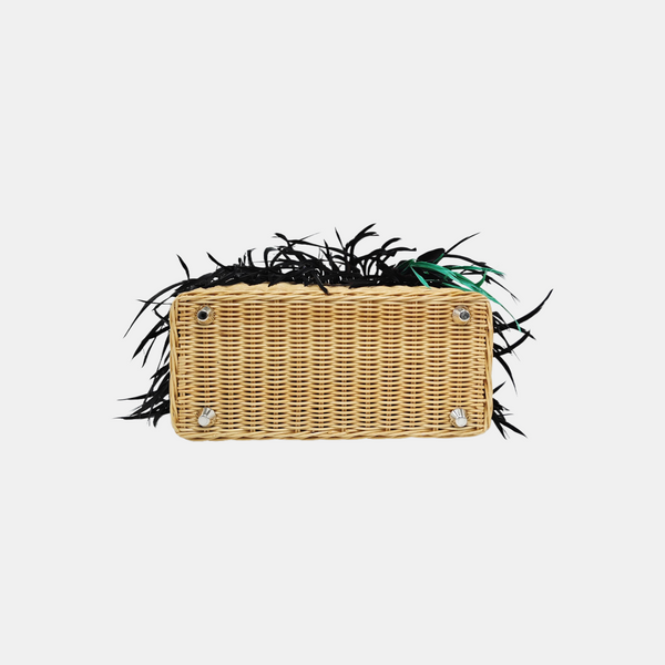 Special Material Shoulder Bag Beige
