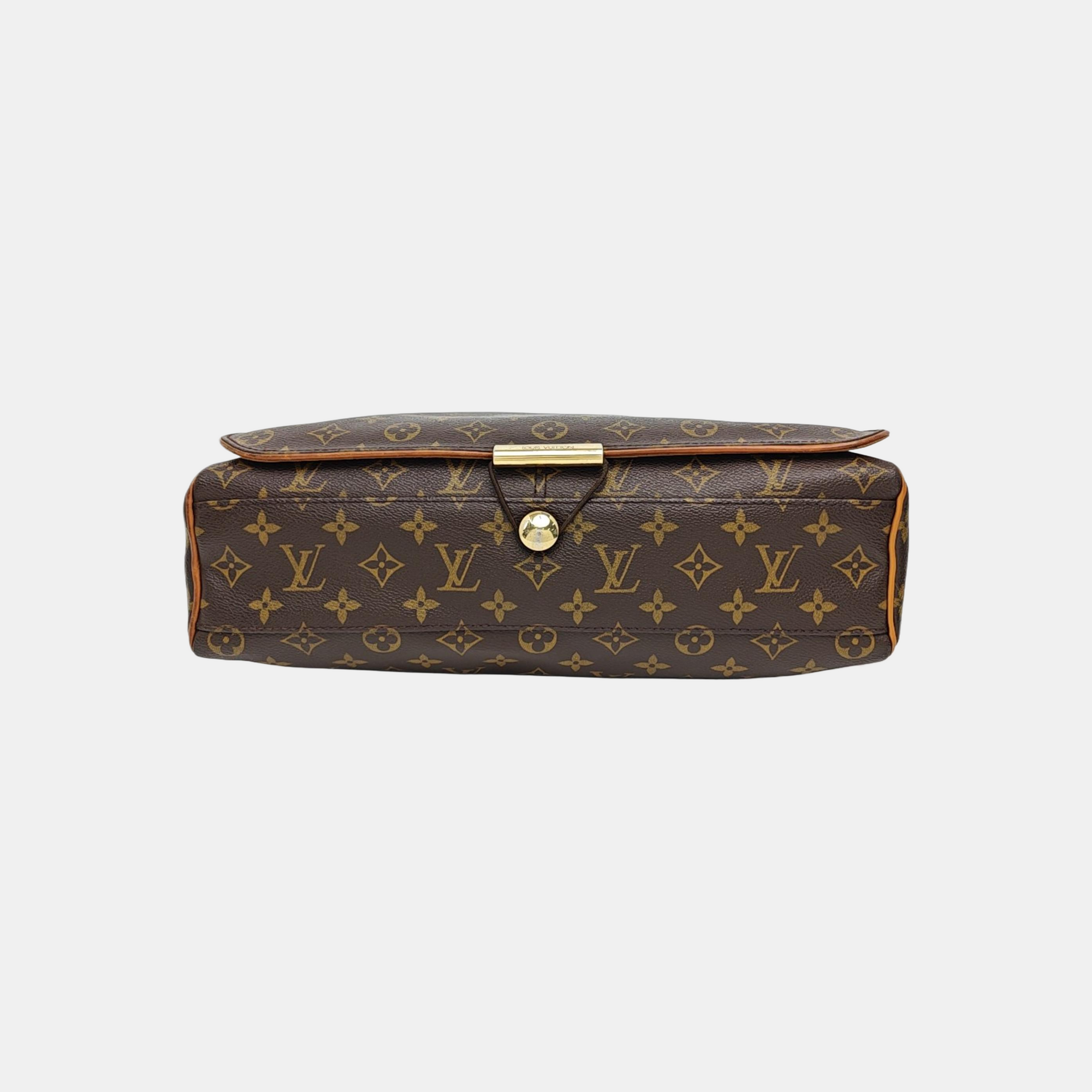 VALMY Monogram Coated Canvas Brown
