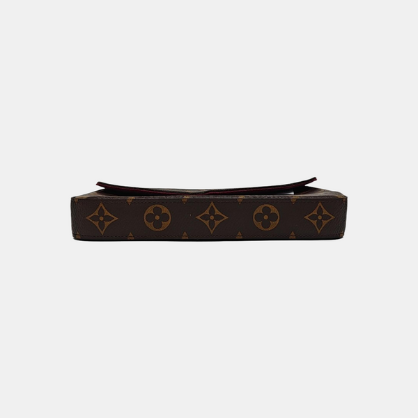 FÉLICIE Monogram Coated Canvas Brown