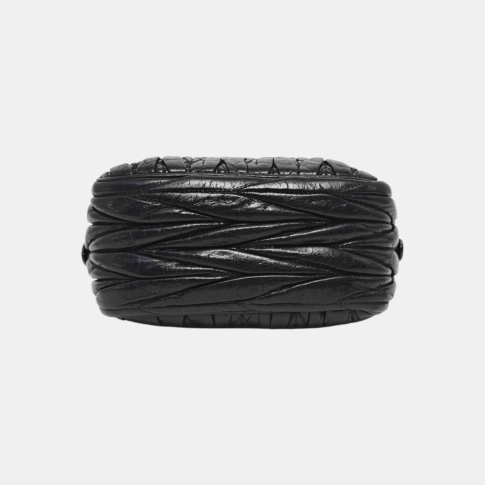 Matelassé Quilted Lambskin Black