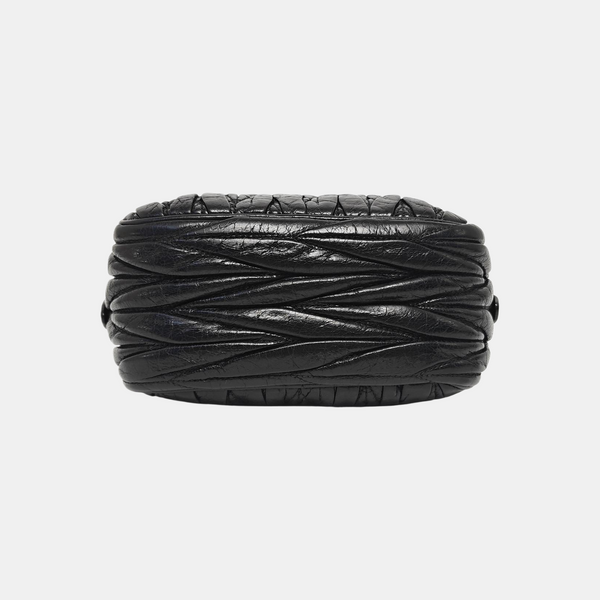 Matelassé Quilted Lambskin Black
