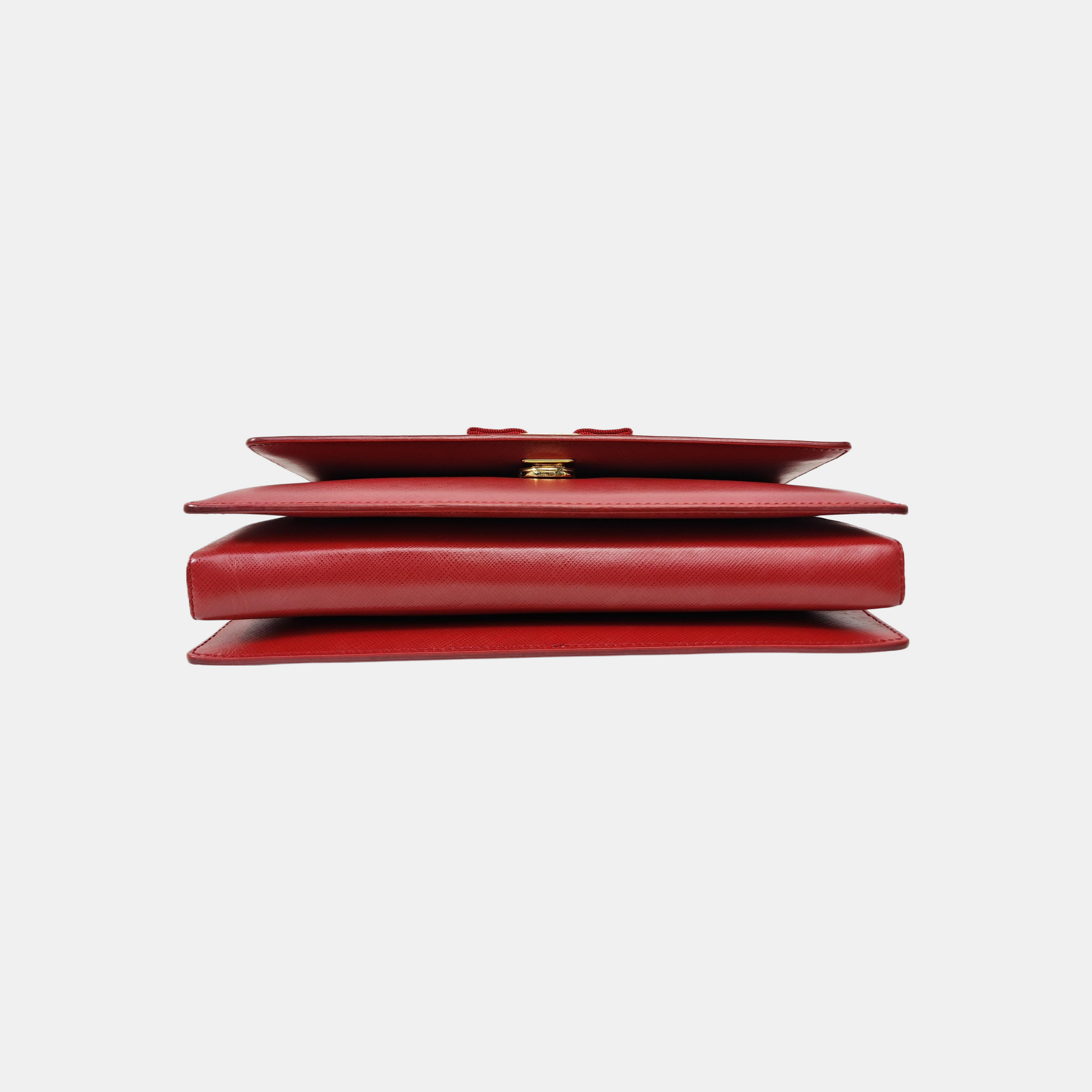 Ginny Calfskin Red