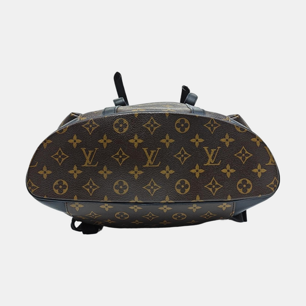 CHRISTOPHER MM Monogram Coated Canvas Brown