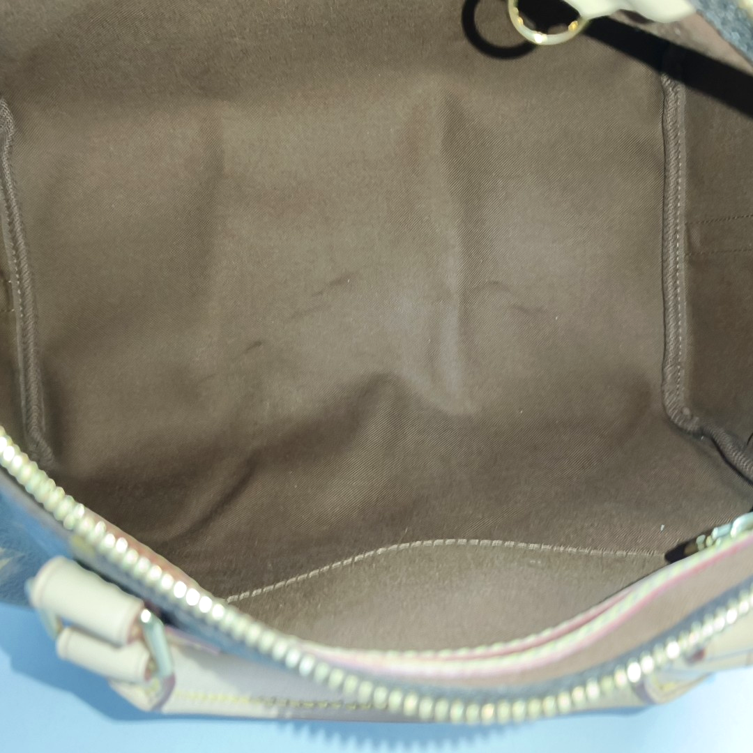SPEEDY 30 Monogram Coated Canvas Brown