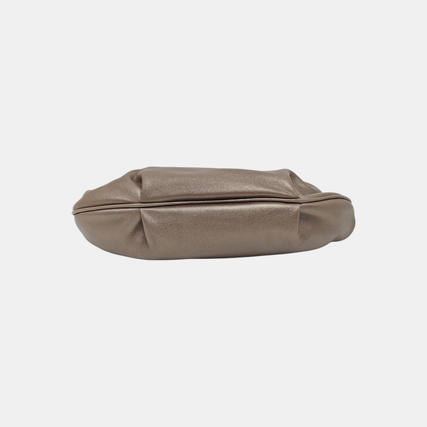 Calfskin Top Handle Bag Gray