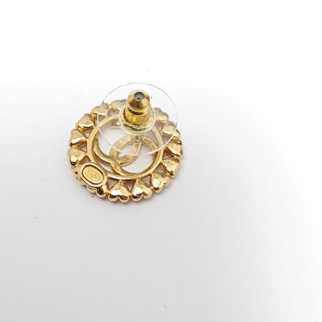 Metal Gold Stud Earrings