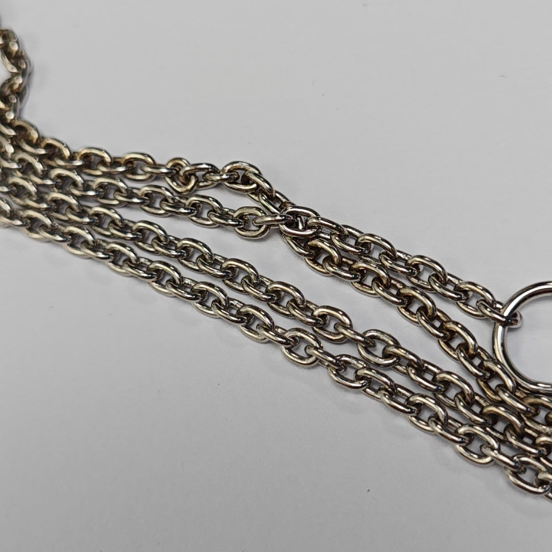 Carrousel Metal Silver Necklace
