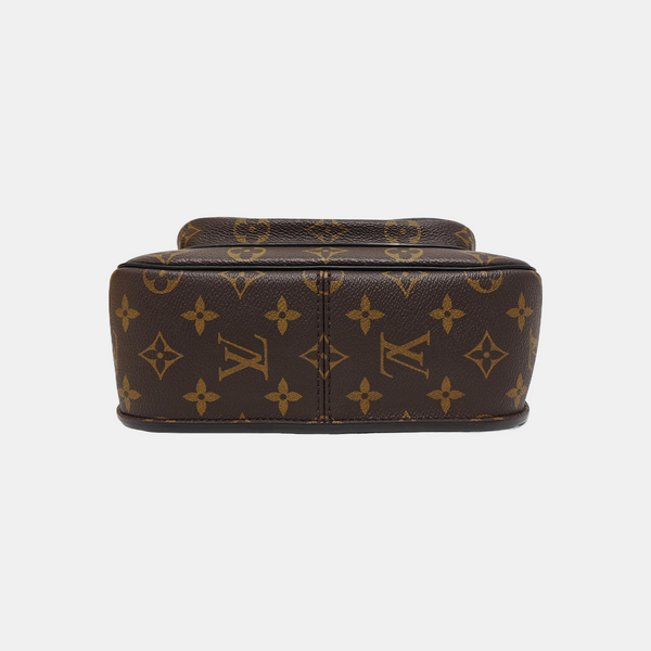 PASSY Monogram Coated Canvas Brown