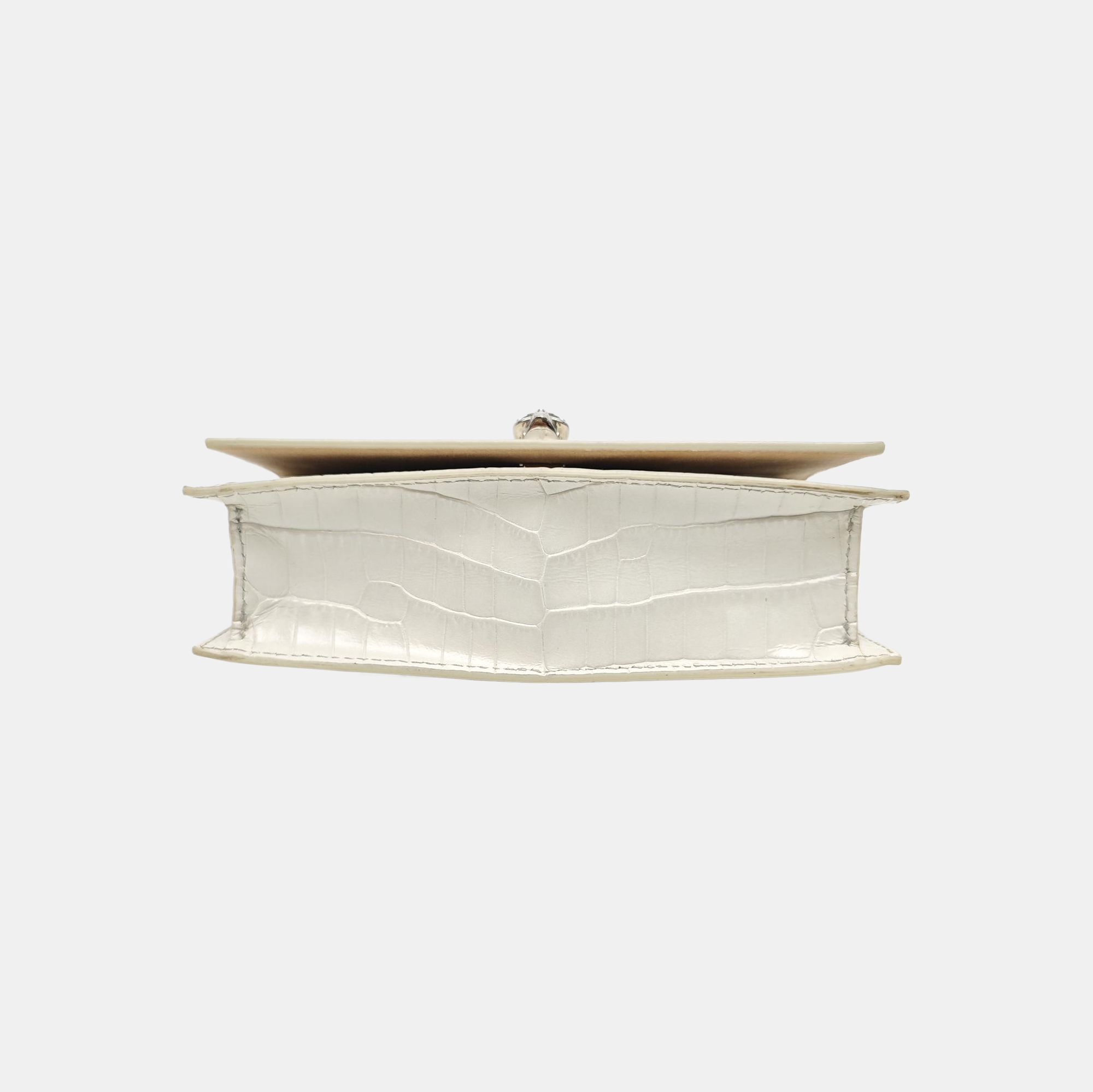 Calfskin Shoulder Bag White