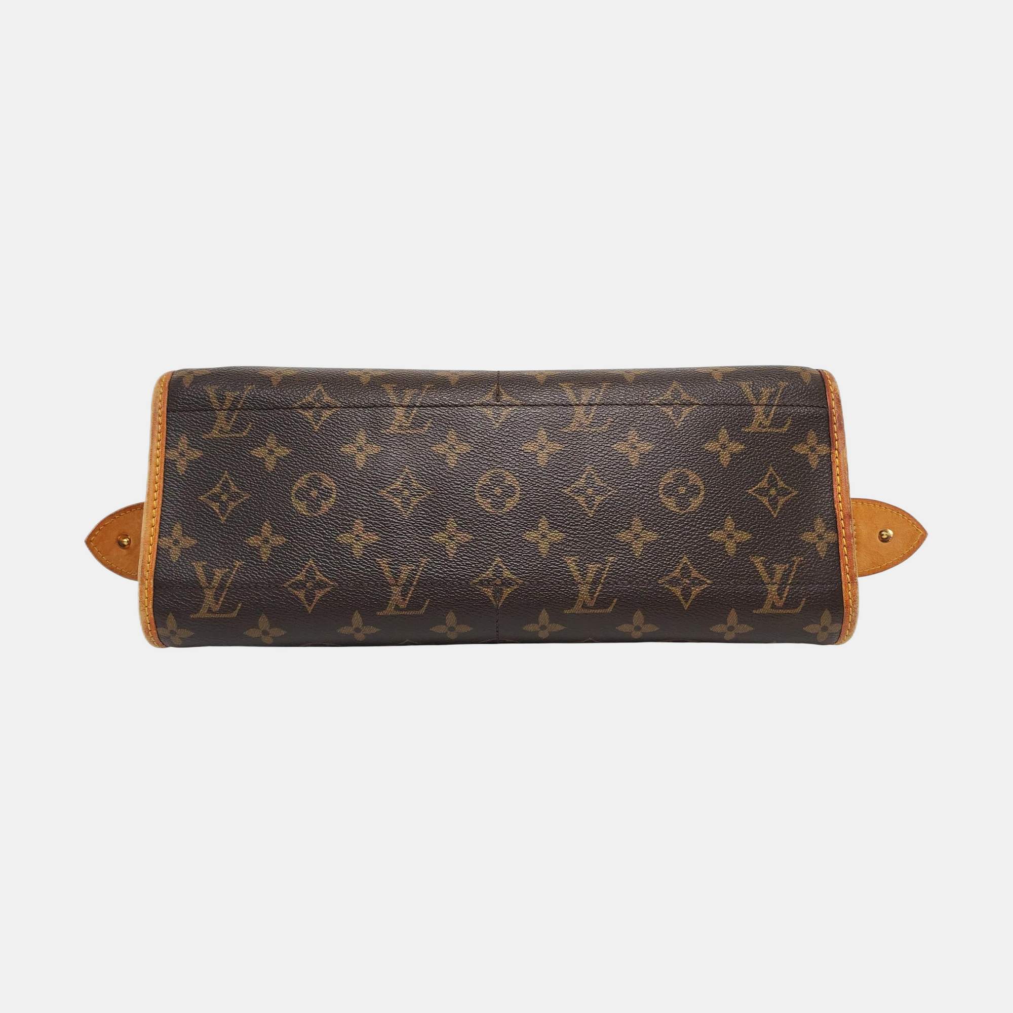 POPINCOURT Monogram Coated Canvas Brown