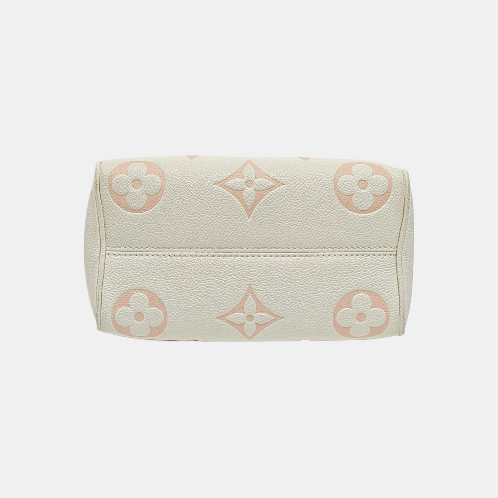SPEEDY 20 Monogram Calfskin White