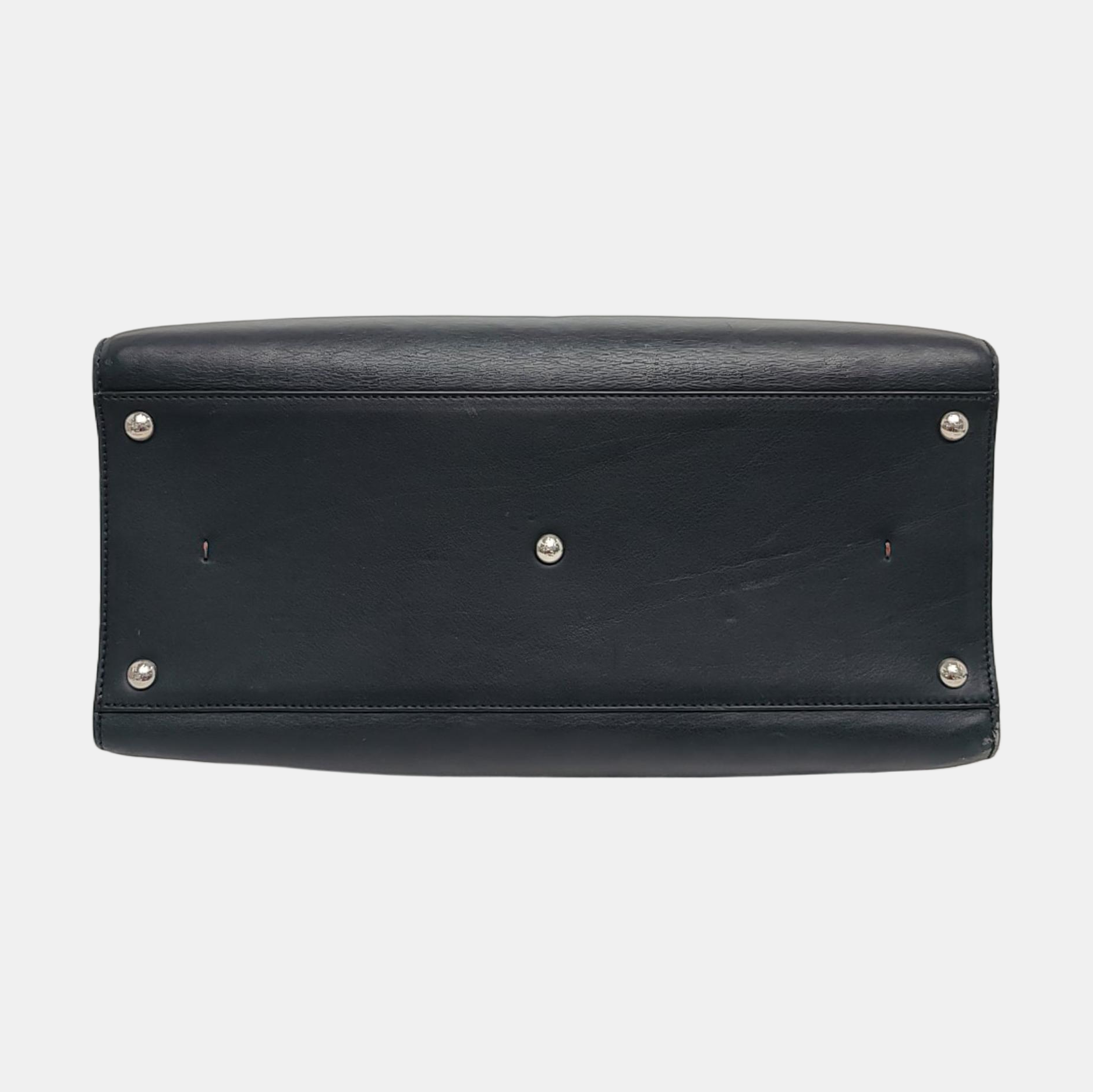 Authenticated pre-owned  3Jours Calfskin Black - Tote Bag at Looply