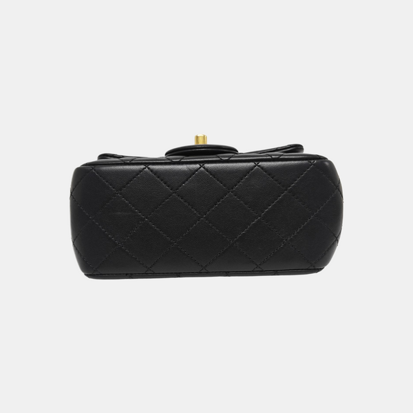 CLASSIC FLAP Mini Quilted Lambskin Black