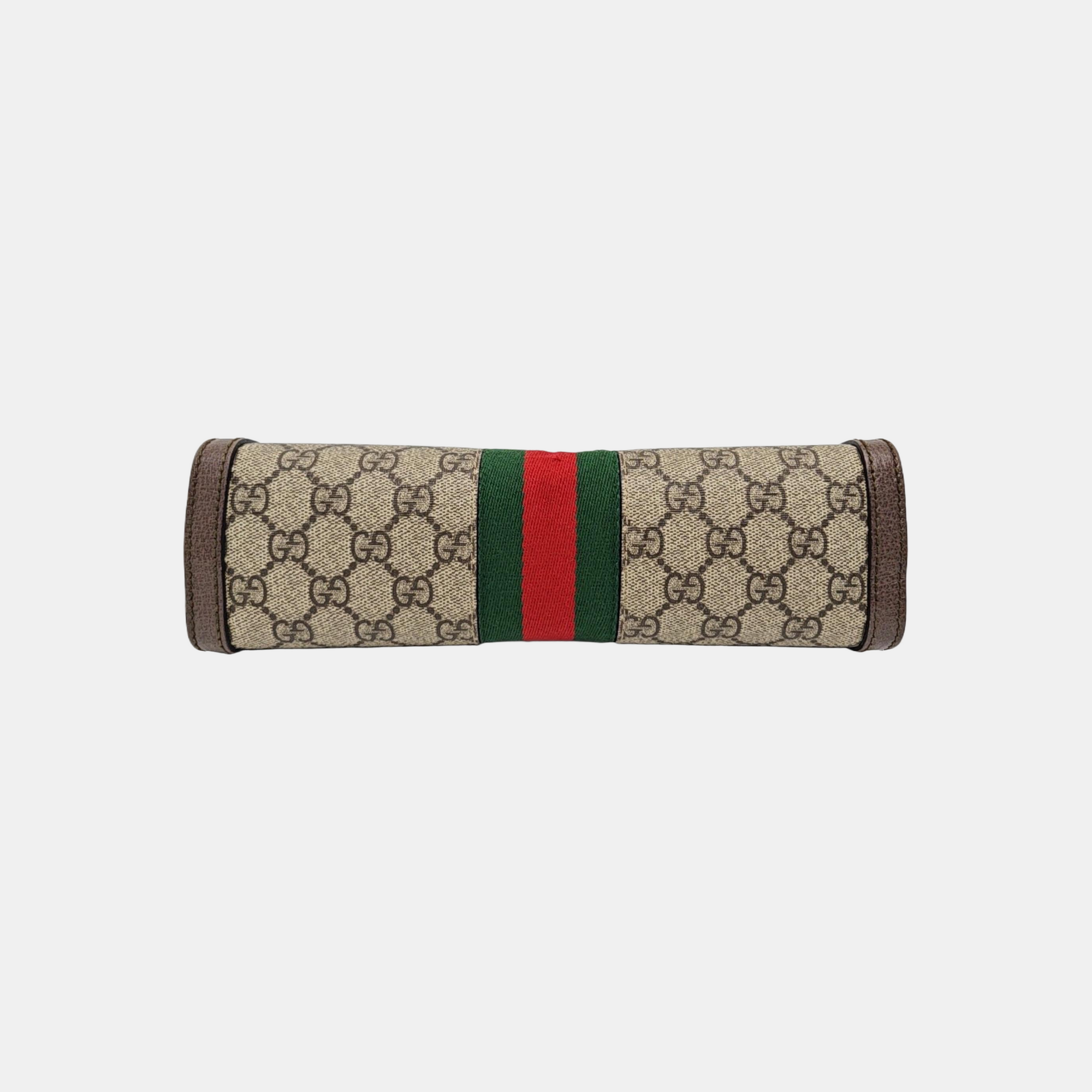 Ophidia Medium Monogram Coated Canvas Beige