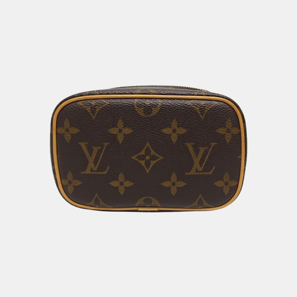 NICE Super Mini Monogram Coated Canvas Brown