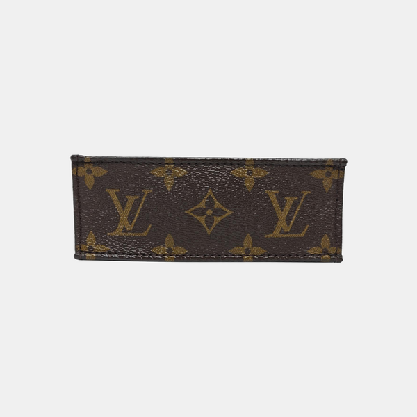 SAC PLAT Mini Monogram Coated Canvas Brown